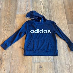 Excellent condition Boys Medium (10-12) Adidas navy hoodie.